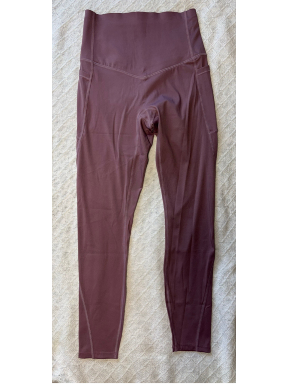 Halara UltraSculpt High Waisted Pocket 7/8 Leggings Mauve Activewear SZ XS - Picture 2 of 8